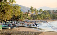 Pangas at Playa del Puerto - Zihuatanejo