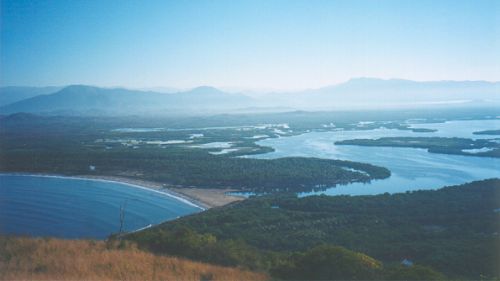 View of Barra de Potosí from the top of el Cerro de Guamilule View of Barra de Potosí from the top of el Cerro de Guamilule