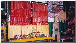 SILVER FROM TAXCO AND WOODCARVINGS